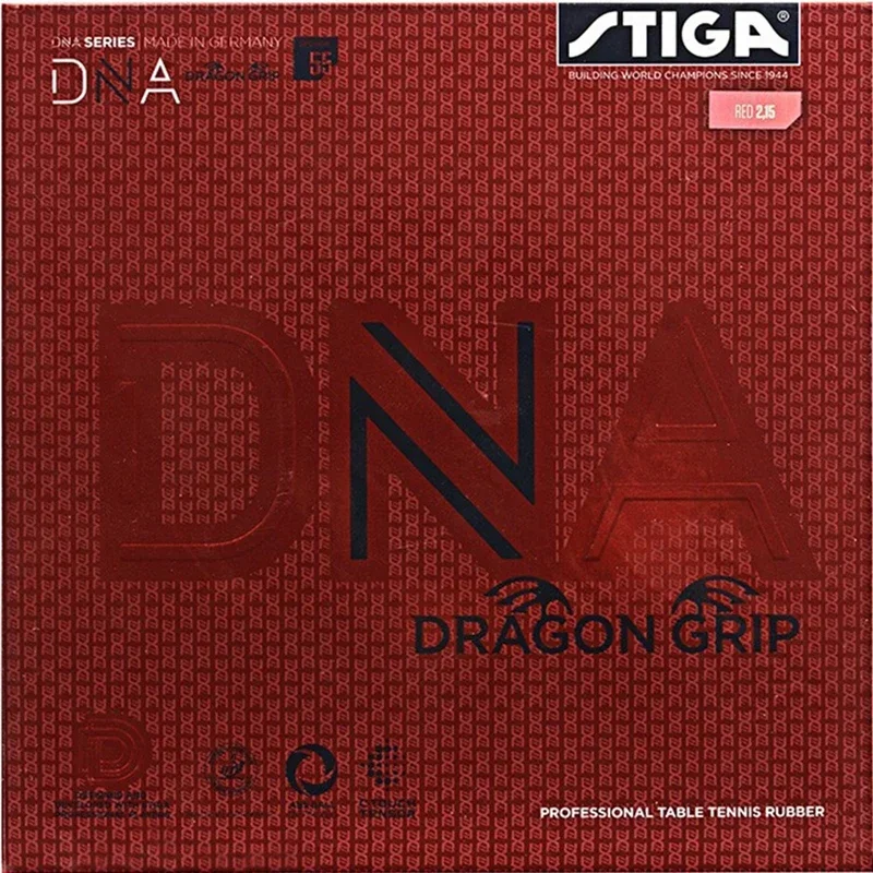 Table Tennis Zhang Jike - STIGA DNA DRAGON GRIP 탁구 러버