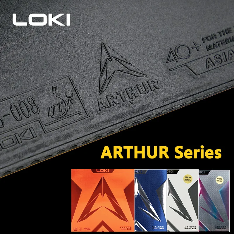 Table Tennis Loki - LOKI ARTHUR 오리지널 탁구 고무, 유럽