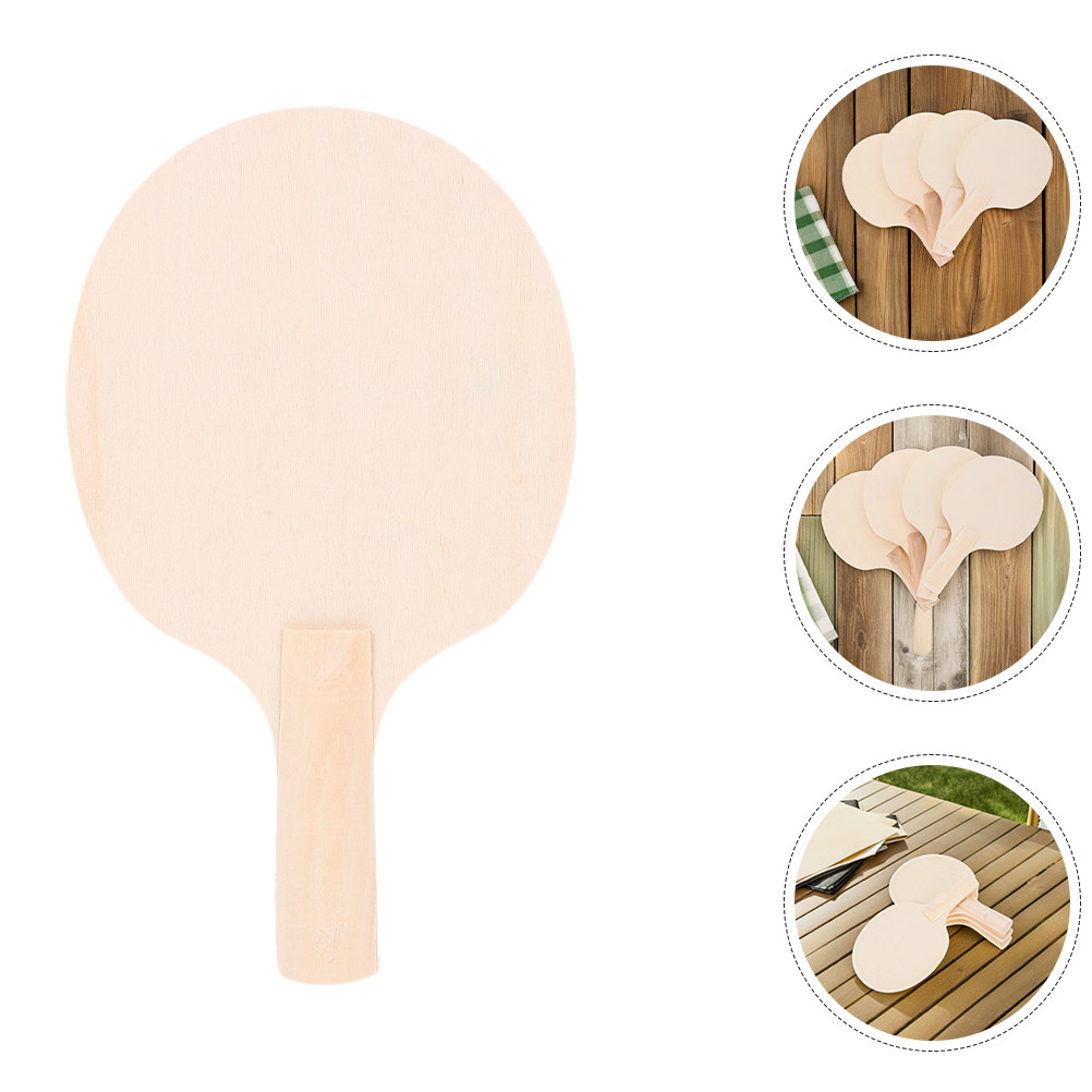 4쌍 DIY 탁구 라켓 블랭크 미완성 나무 라켓 베이스 - Table Tennis Racket 리뷰 및 가격