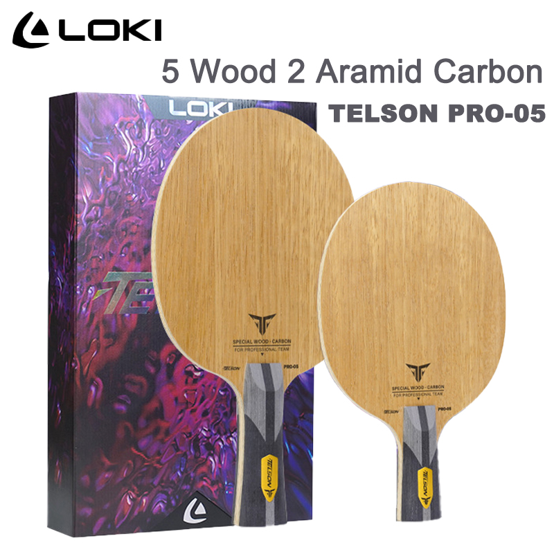 LOKI TELSON PRO-05 탁구 블레이드 5 우 - Table Tennis Racket 리뷰 및 가격