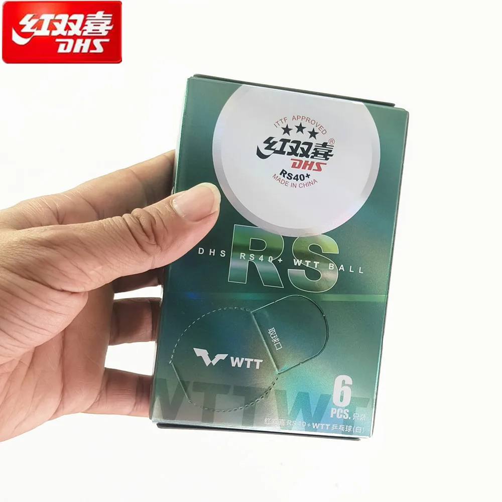 6개입/박스 새 DHS WTT 탁구공 RS40+ 3스타 - Table Tennis Olympics 리뷰 및 가격