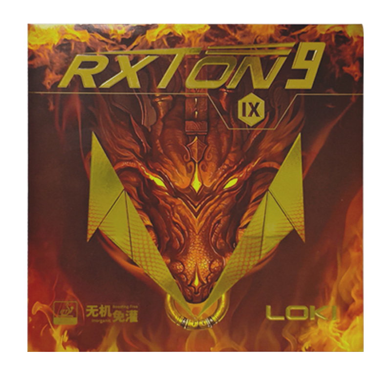 LOKI RXTON 9 탁구 러버 마켓 버전 루프 및  - Table Tennis Loki 리뷰 및 가격