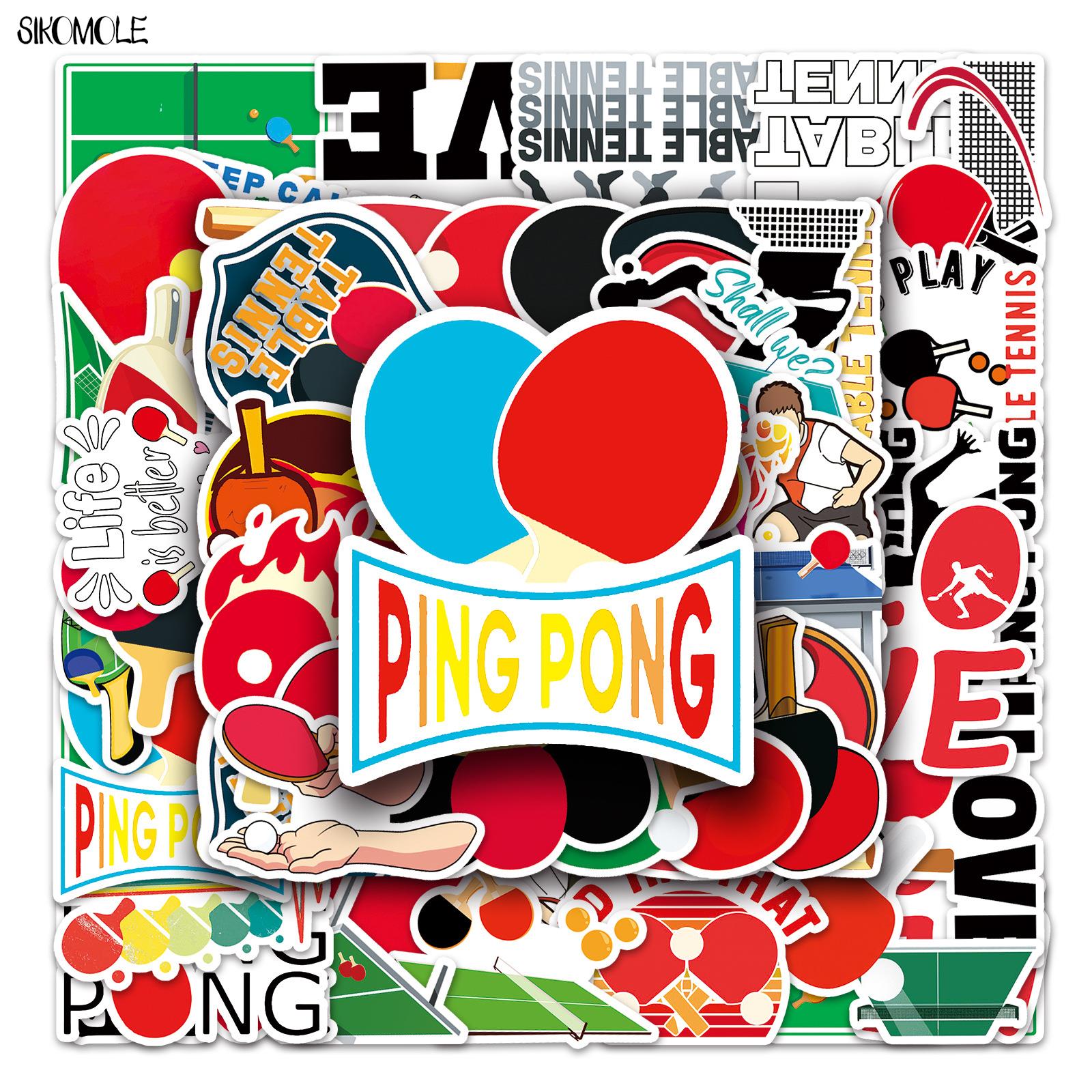 10/30/50pcs 탁구 공 스티커 DIY 어린이 선 - Table Tennis Olympics 리뷰 및 가격