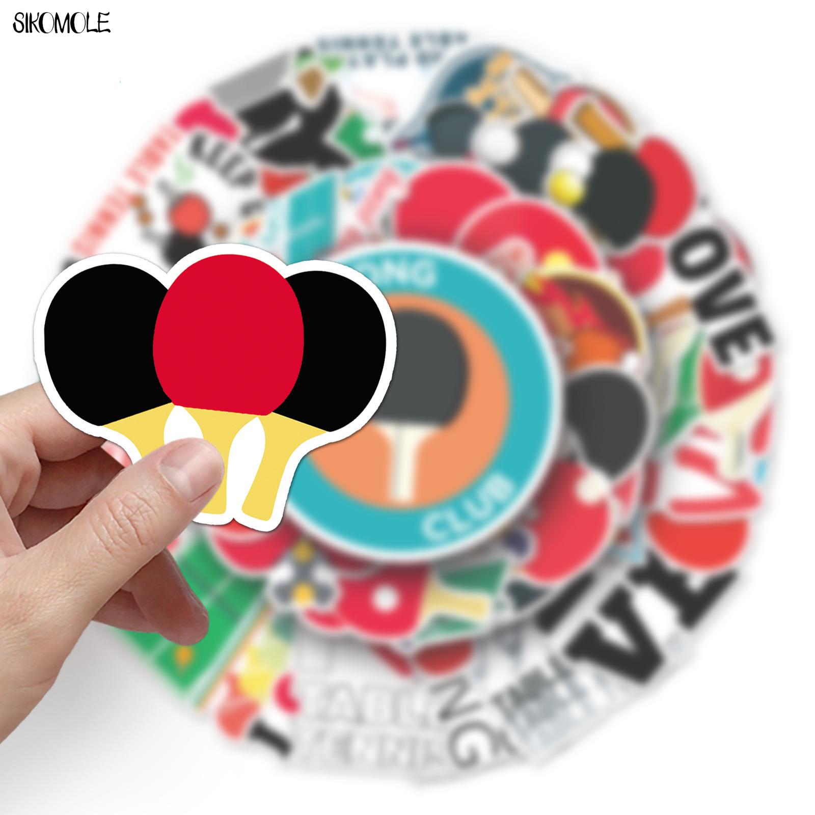 10/30/50pcs 탁구 공 스티커 DIY 어린이 선 - Table Tennis Olympics 리뷰 및 가격