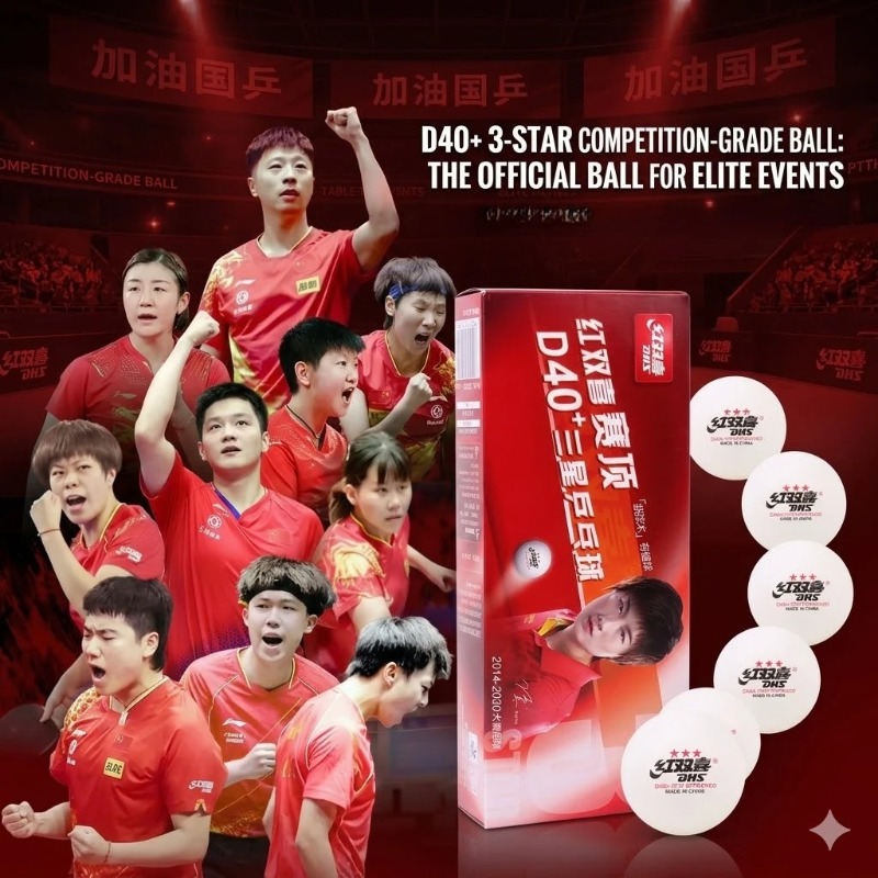 오리지널 DHS 심드 탁구공 D40+ ABS 신소재 1 - Table Tennis Olympics 리뷰 및 가격
