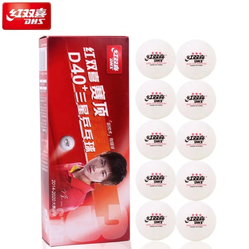 오리지널 DHS 심드 탁구공 D40+ ABS 신소재 1 - Table Tennis Olympics 리뷰 및 가격