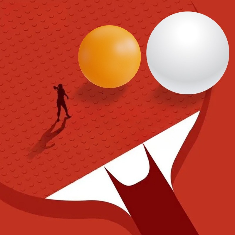 55mm 탁구대용 대형 공, 가정 훈련용 탁구공, 내마 - Table Tennis Olympics 리뷰 및 가격